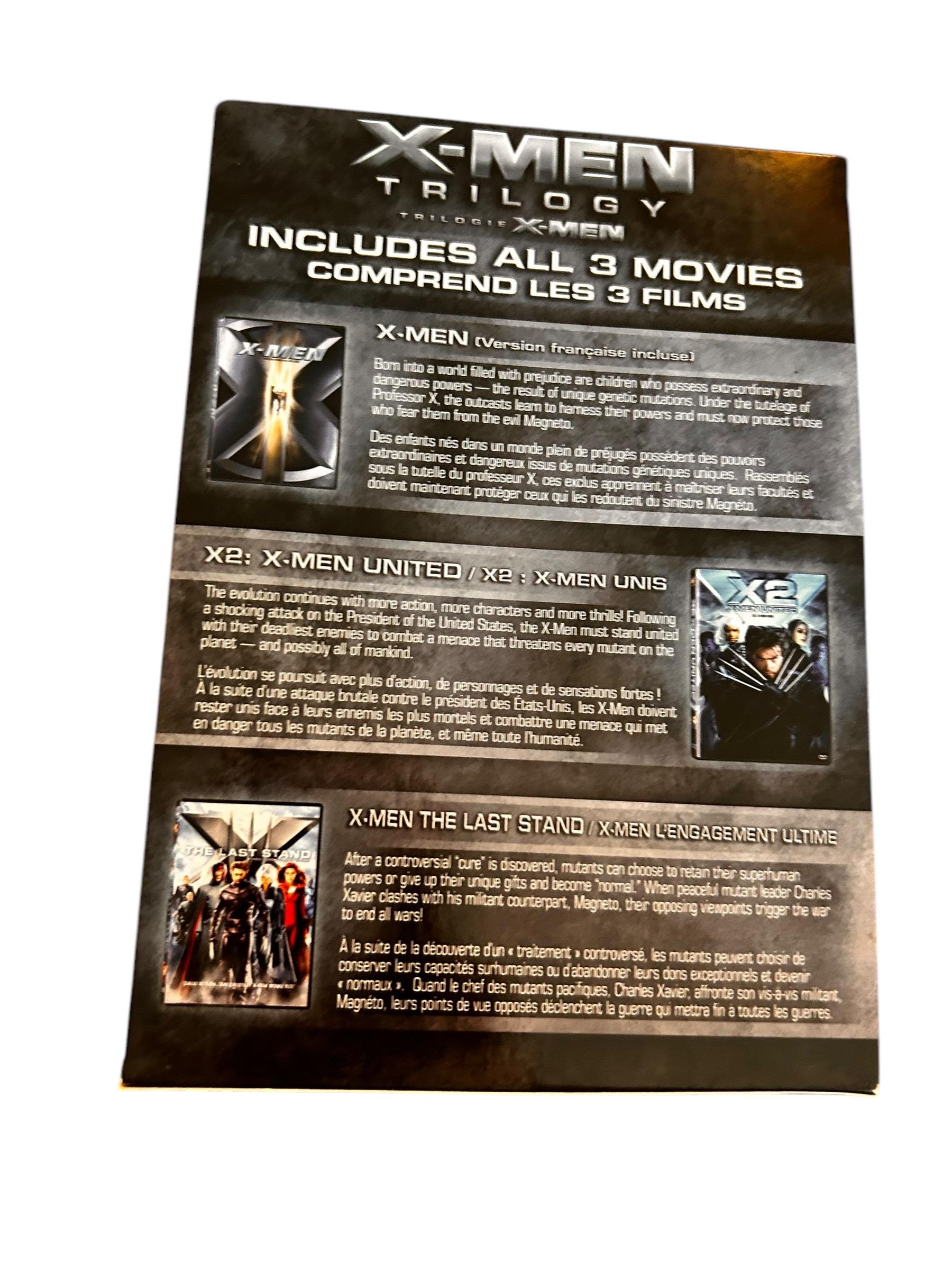X-men Trilogy 3 DVD Box Set Hugh Hackman Rebecca Romijn Halle