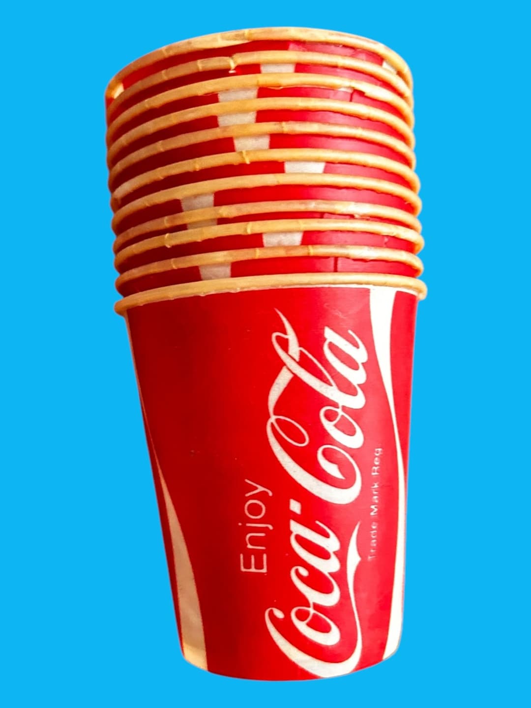 Vintage 1980s Coca Cola Vintage Lots Wax Paper Cups Made in Canada Your ...