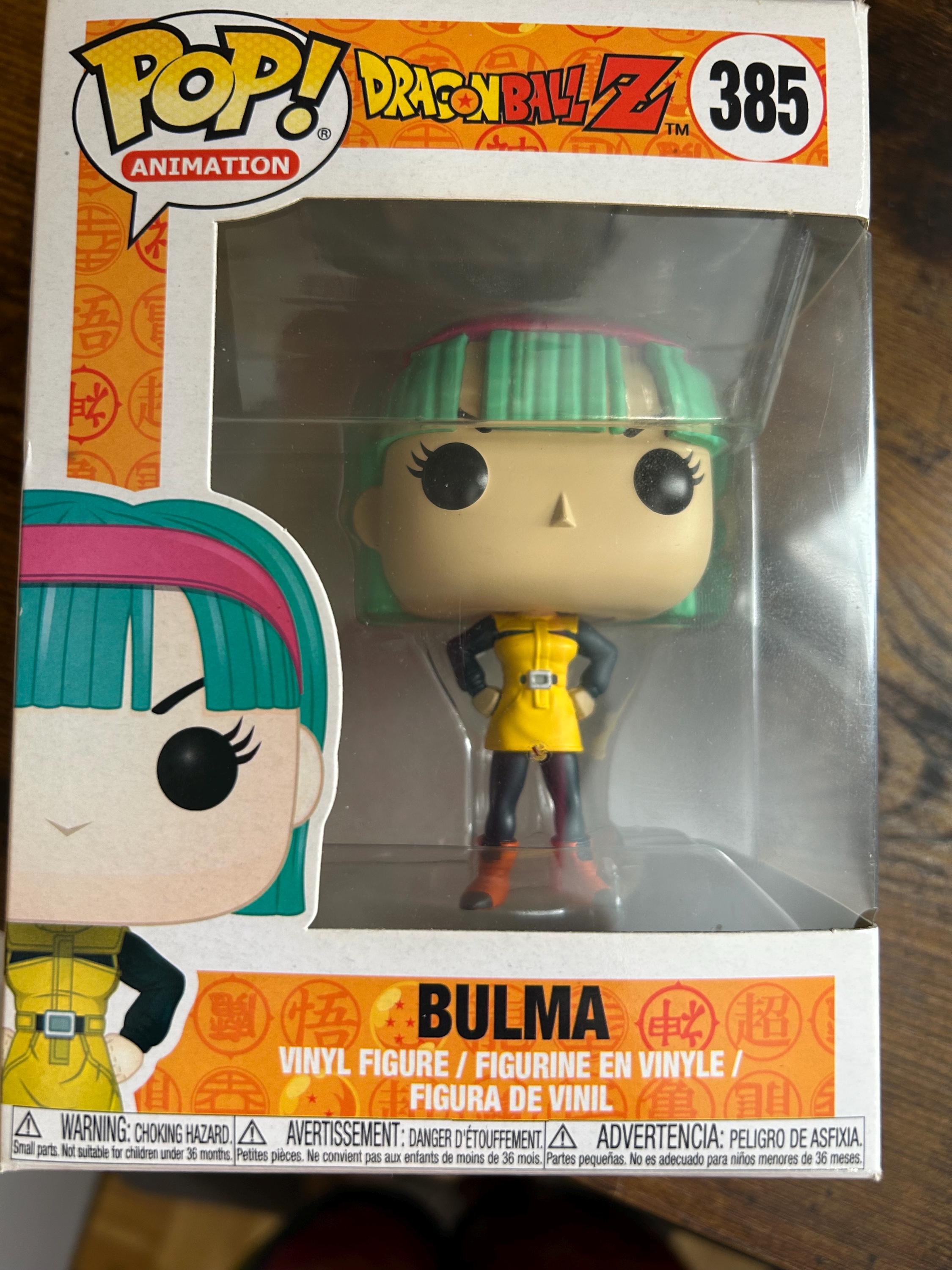 Funko Pop! Dragon Ball - Bulma - Figurine Vinyle 9,5 Cm - Collection Exclusive - Cadeau Pour Fans D'anime