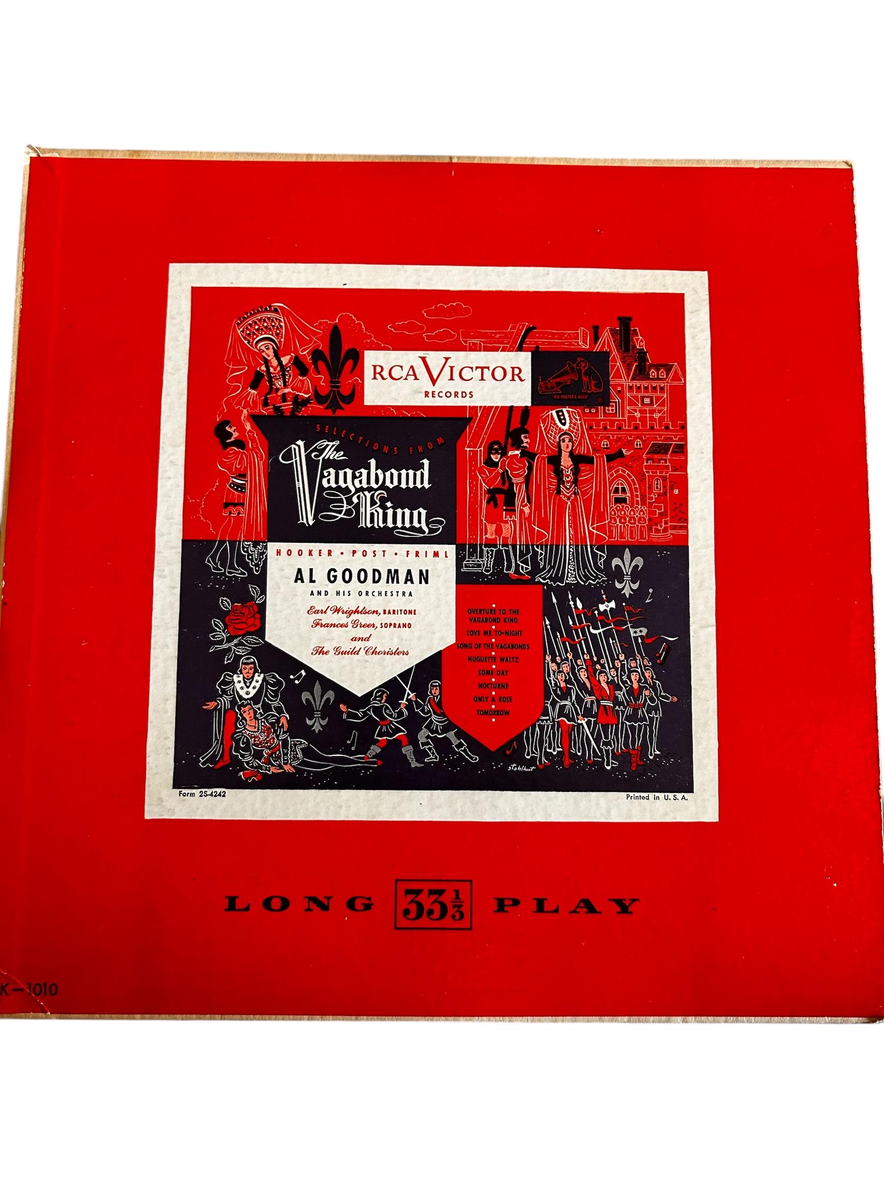 レア The Vagabond King Al Goodman 1951 RCA モノラル ビニール
