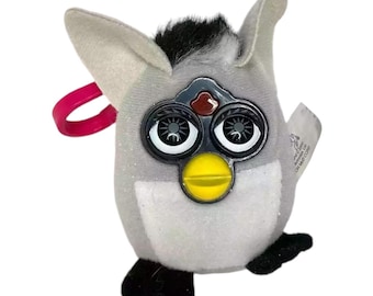 McDonalds Happy Meal Toys #5 Furby Knuffel Raccoon 2000 Sealed