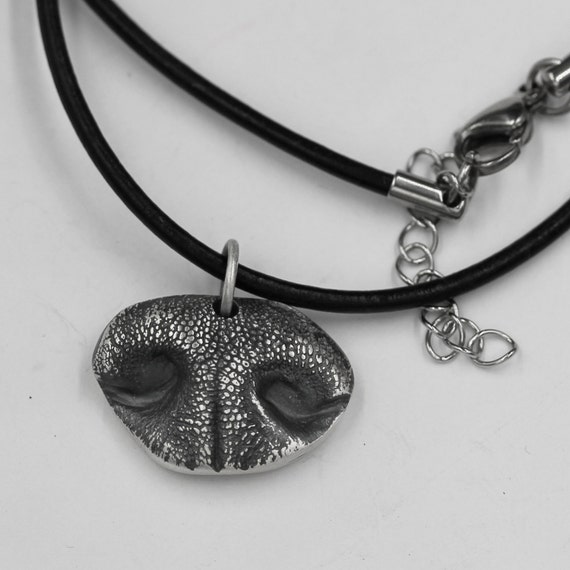 etsy dog nose necklace