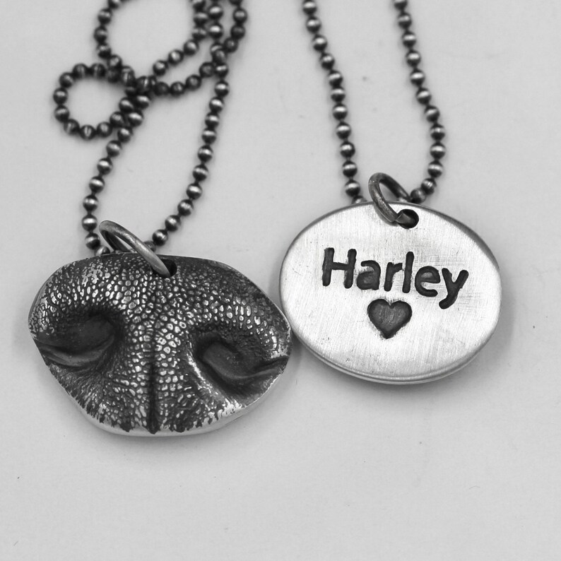 etsy dog nose necklace