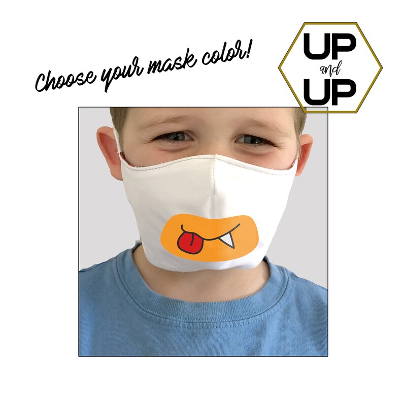 Toddler Face mask kids youth facemask colors cute gift little Etsy