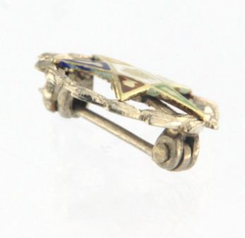 Women/'s Pin Brooch 14kt White Gold
