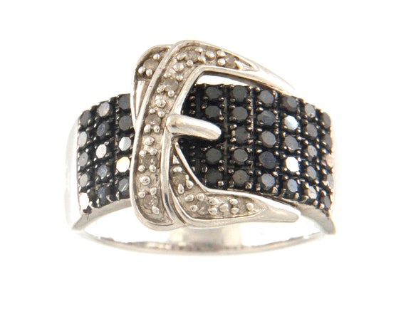 Buckle Women's Fashion Ring .925 Silver
