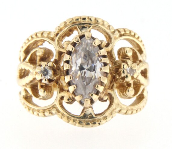 Women's Fashion Ring 14kt Yellow Gold