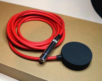 Stereo Rubber Hydrophone L, UNIQUE Design Waterproof Contact Microphone