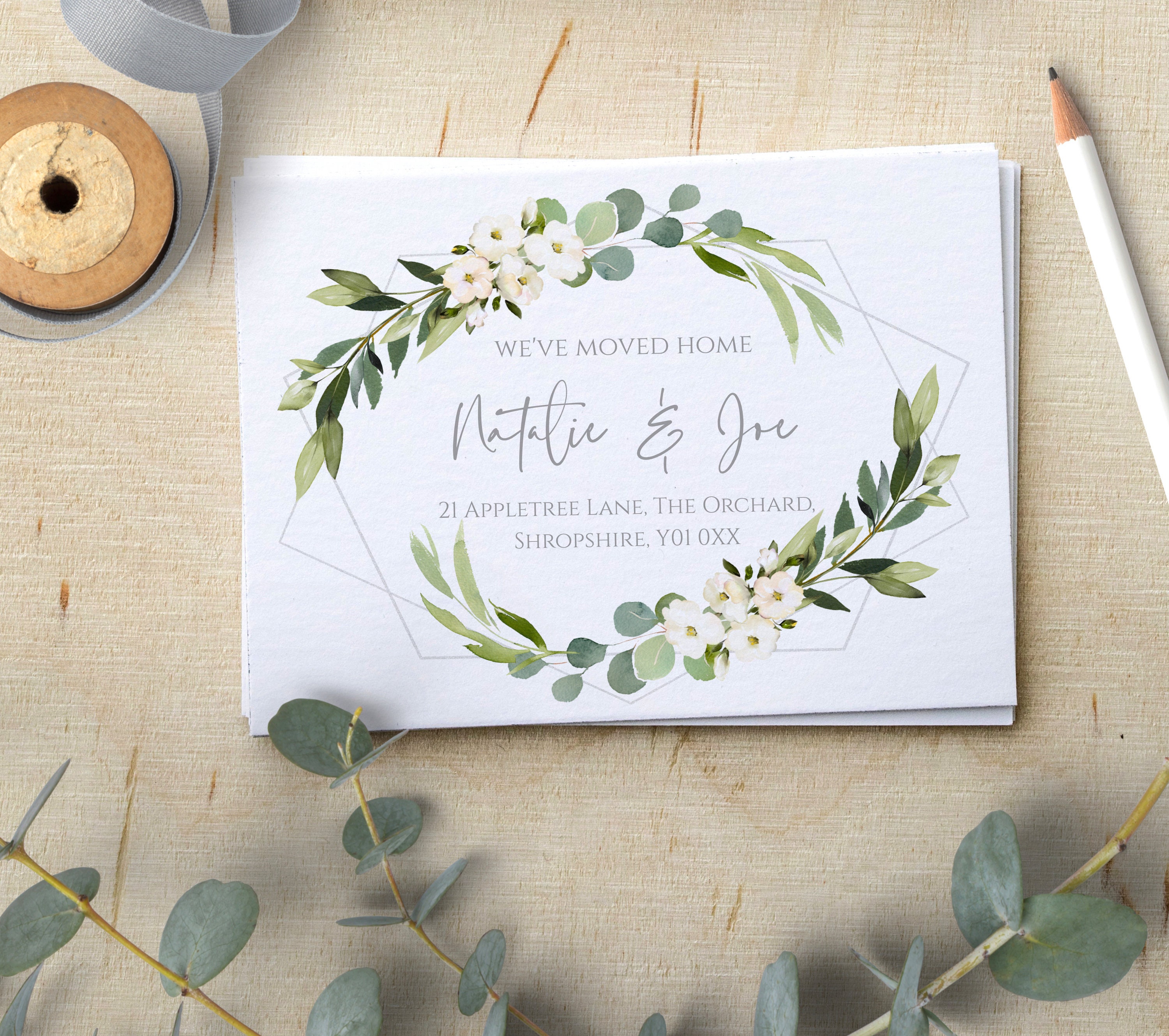We've Moved Cards Change of Address New Home Etsy