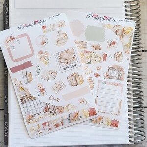 Book Lover Journal Sticker Kit, Book Journal Stickers, Reading Stickers ...