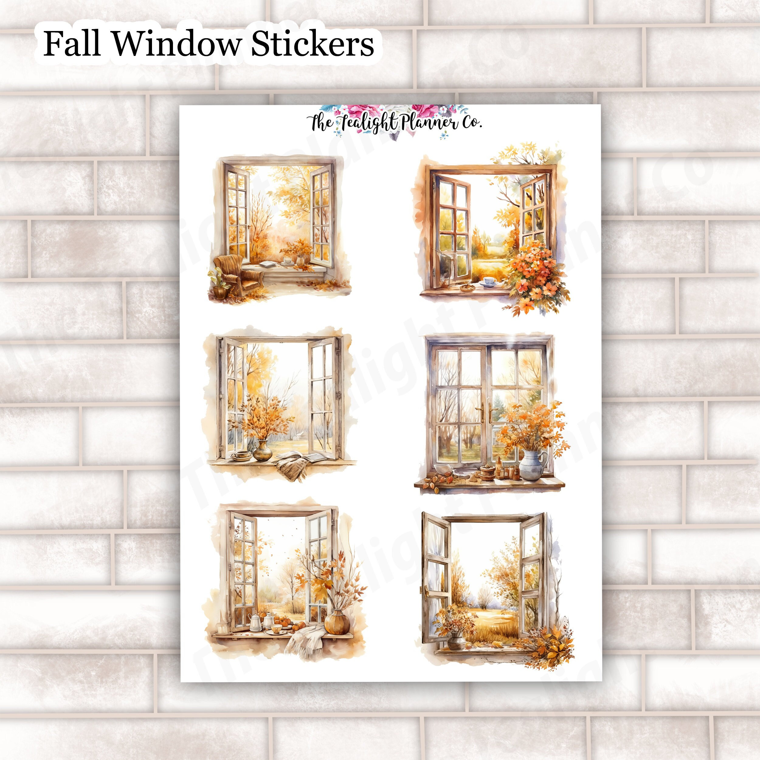 Fall Journal Stickers, Journaling Stickers, Fall Stickers, Autumn Stickers,  Decorative Stickers, Journaling Stickers for Fall JSK1 