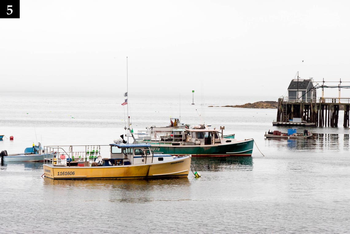 Bar Harbor Maine Antique Coastal Photography Print Set Large | Etsy