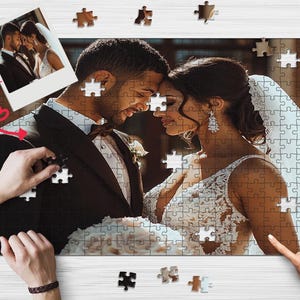 Personalized Photo Puzzle - Custom Puzzle for Couples - Wedding Gift - Anniversary Gift - Picture Puzzle - Unique Custom Gift – Picture Pu