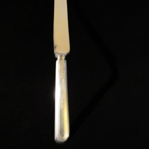 1 Solid New French Bolster Knife, Mayfair Sliverplate 1923, Wm Rogers an Son By International Silver (1921)