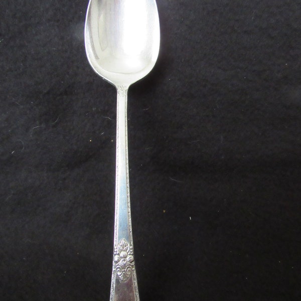 Serving Spoon, Adoration Silverplate 1939, 1847 Rogers Bros by International Silver, Silver, Silverware, Flatware. (3 Available)  (2562)