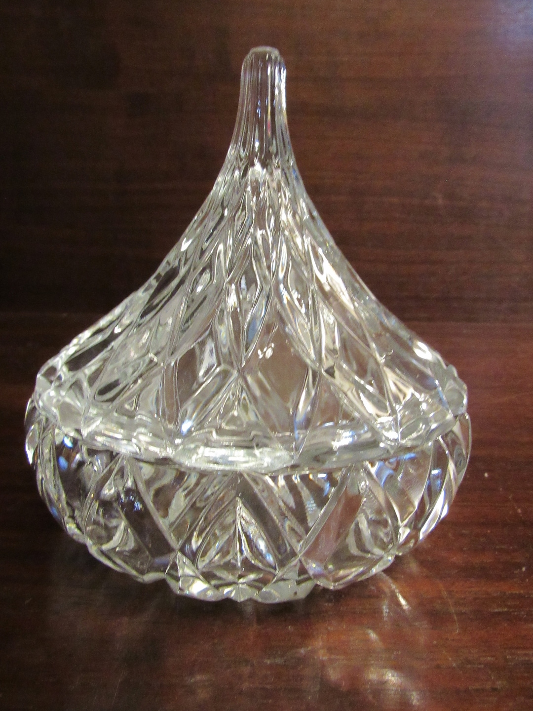 Godinger Hershey Kiss Candy Dish Shannon Crystal Cut Crystal Etsy