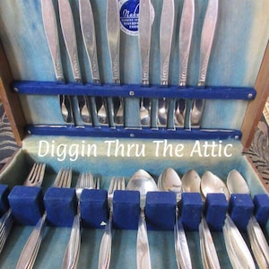 Winsome I  Silverplate 1959, Community by Oneida Silver, Silverware, Flatware, Service for 8, 48 pieces.       (2777)