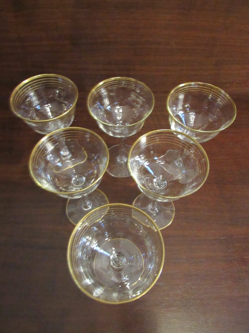 Glastonbury Lotus Liquor Cocktail Glasses Pattern 201023 Etsy