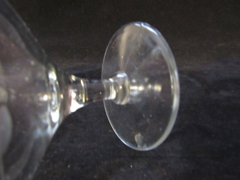Etched Stemware Dessert Cups Barware Champagne Glasses Tall Sherbets Set of 2 2073