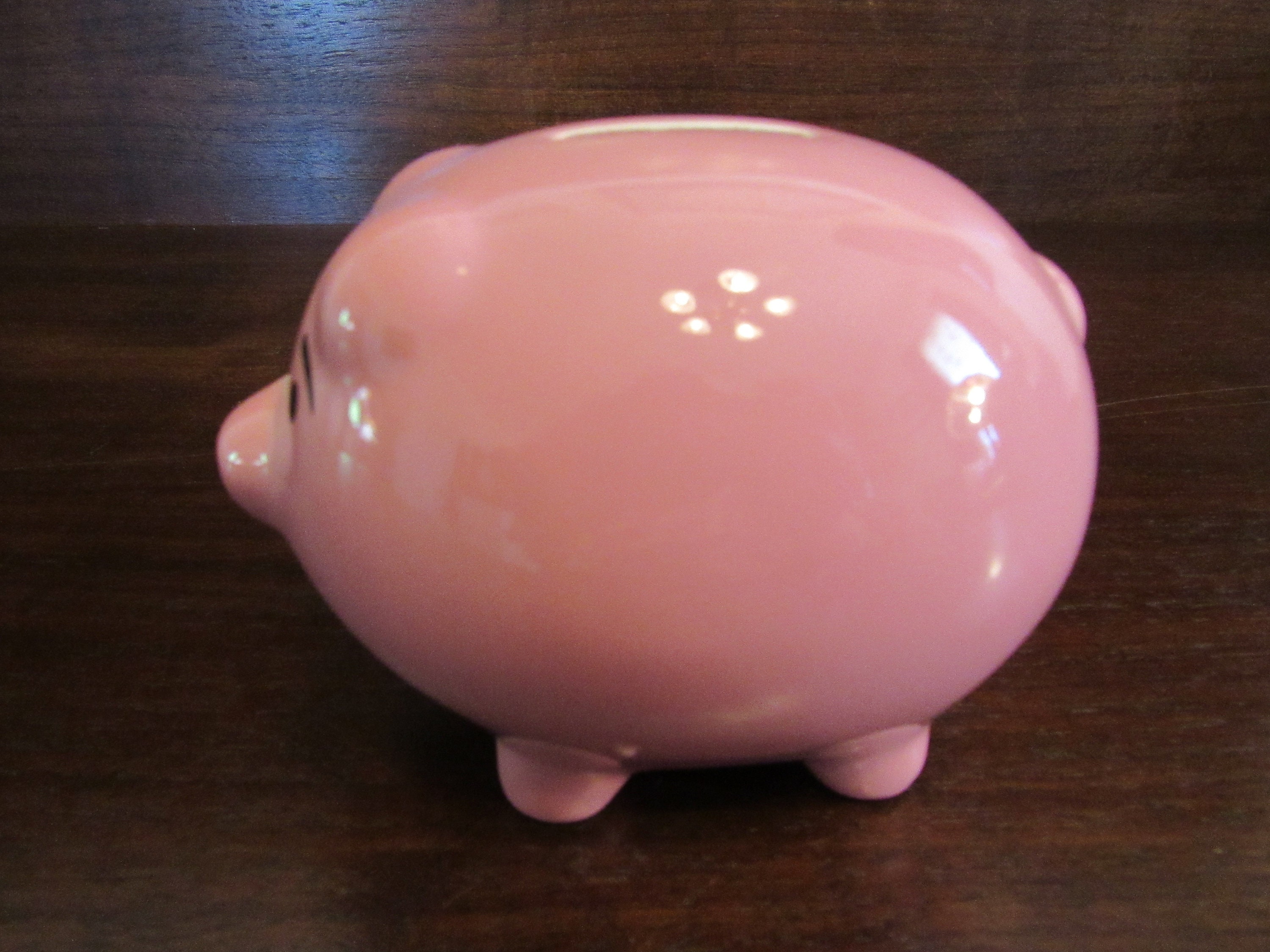 Ceramic Pink Pig, Piggy Bank, Made in China. (3784) - Etsy 日本
