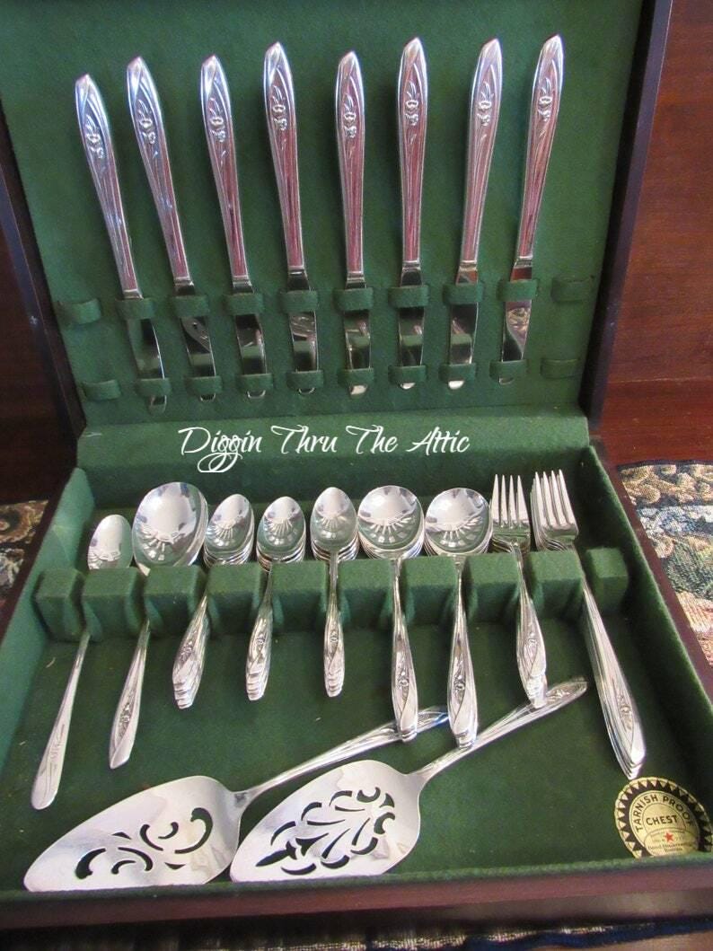 Silver Tulip Silverplate 1956, Silver Tulip by International