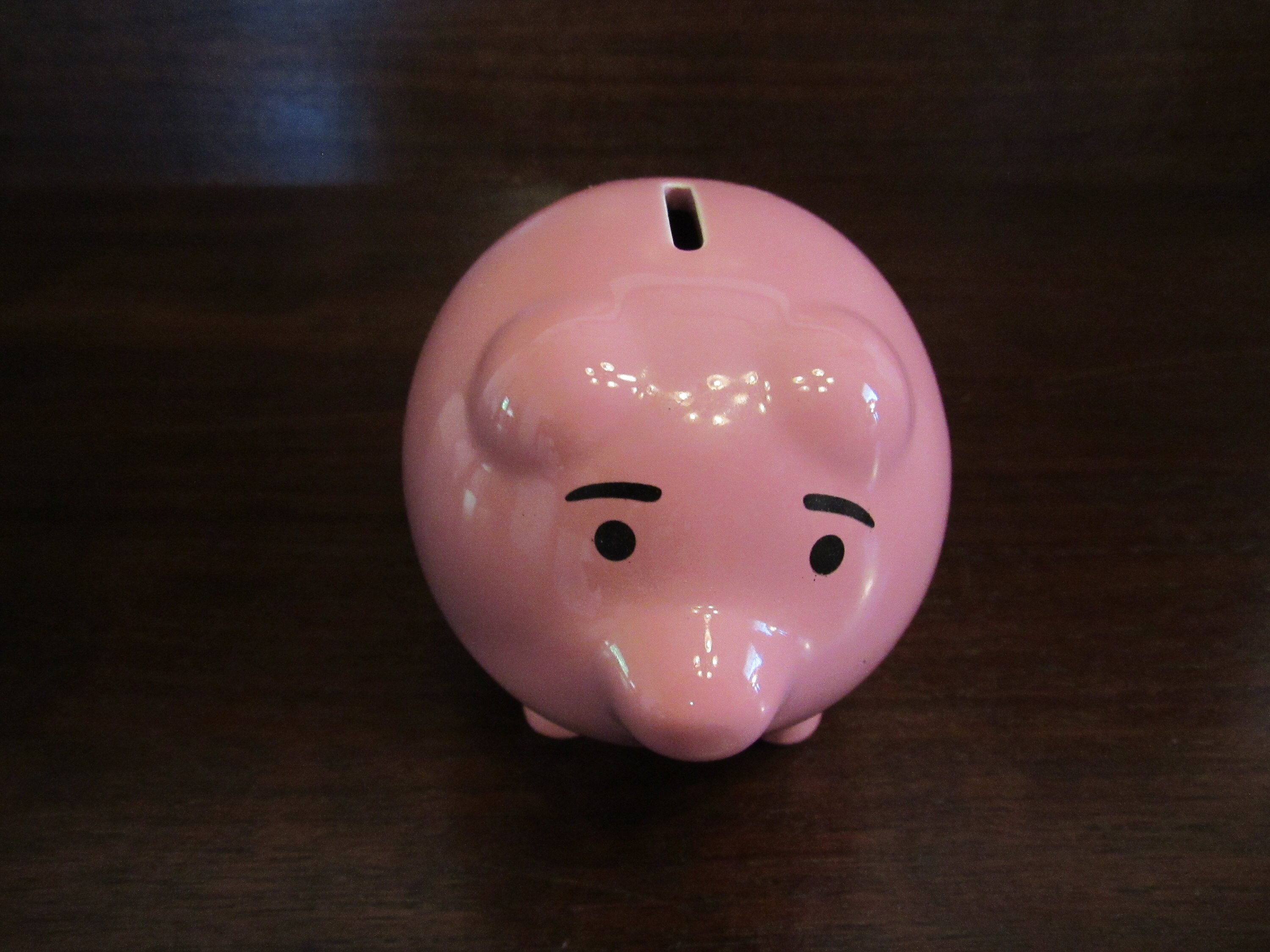 陶器製ピンクの豚、貯金箱、中国製。(3784) - Etsy 日本