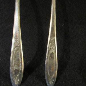 Dinner Forks,  Adam Silverplate 1917, Community Plate by Oneida Silver, Silverware, Flatware, set of 2.   (2787)