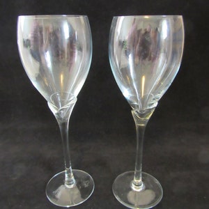 Crystal Toasting Glasses, Wedding Toast, Set of 2    (2099)