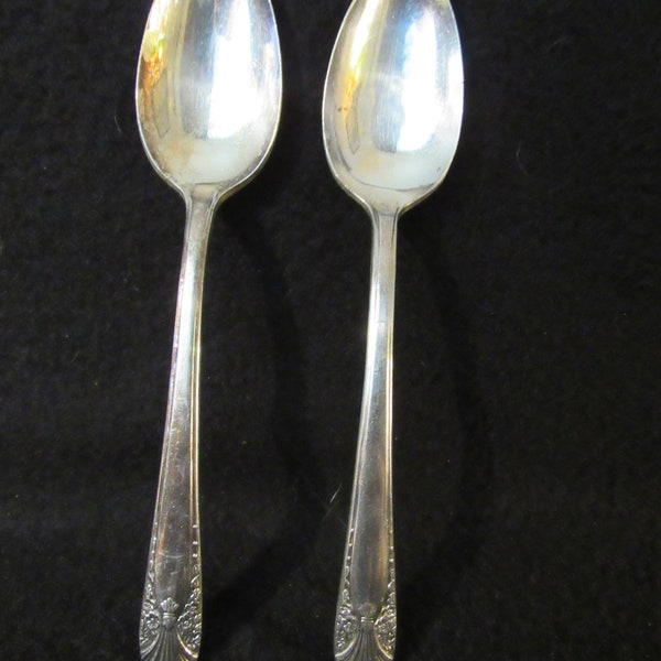 Teaspoon, Radiance Silverplate 1939, Crown Silverplate by International Silver,  Silverware,   Set of 2,   (2811)