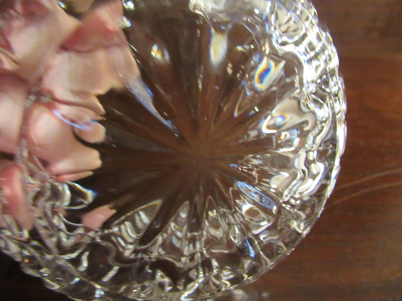 Round Candy Dish Lead Crystal Dish With Lid Jewelry Box Etsy