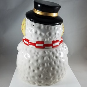 Snowman Cookie Jar 914 image 2