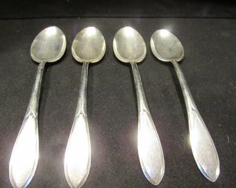 Pickwick Silverplate 1938 by International Silver, Serving Spoons, Silverplate Flatware, Set of 4  (1569)