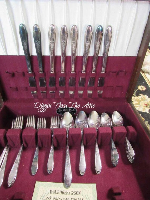 Gardenia Silverplate 1941, Wm Rogers and Son by International