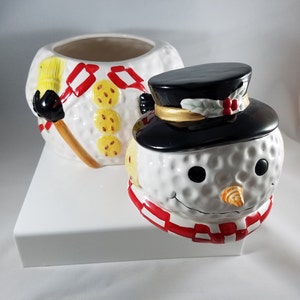 Snowman Cookie Jar 914 image 3