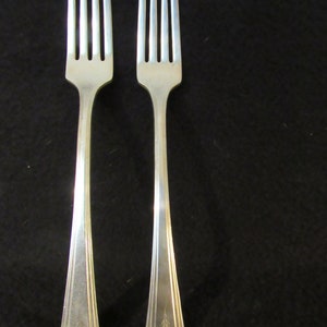 Dinner Fork, Clarion Silverplate 1931, Community Tudor by Oneida Silver, set of 2.   (2770)