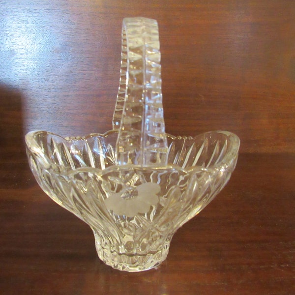 Princess House Glass Basket Etsy