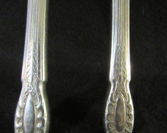 Cuchillo de cena, Southgate Silverplate 1937, Wallace Plate de Wallace Silver, cubiertos, cubiertos, juego de 2. (2848)