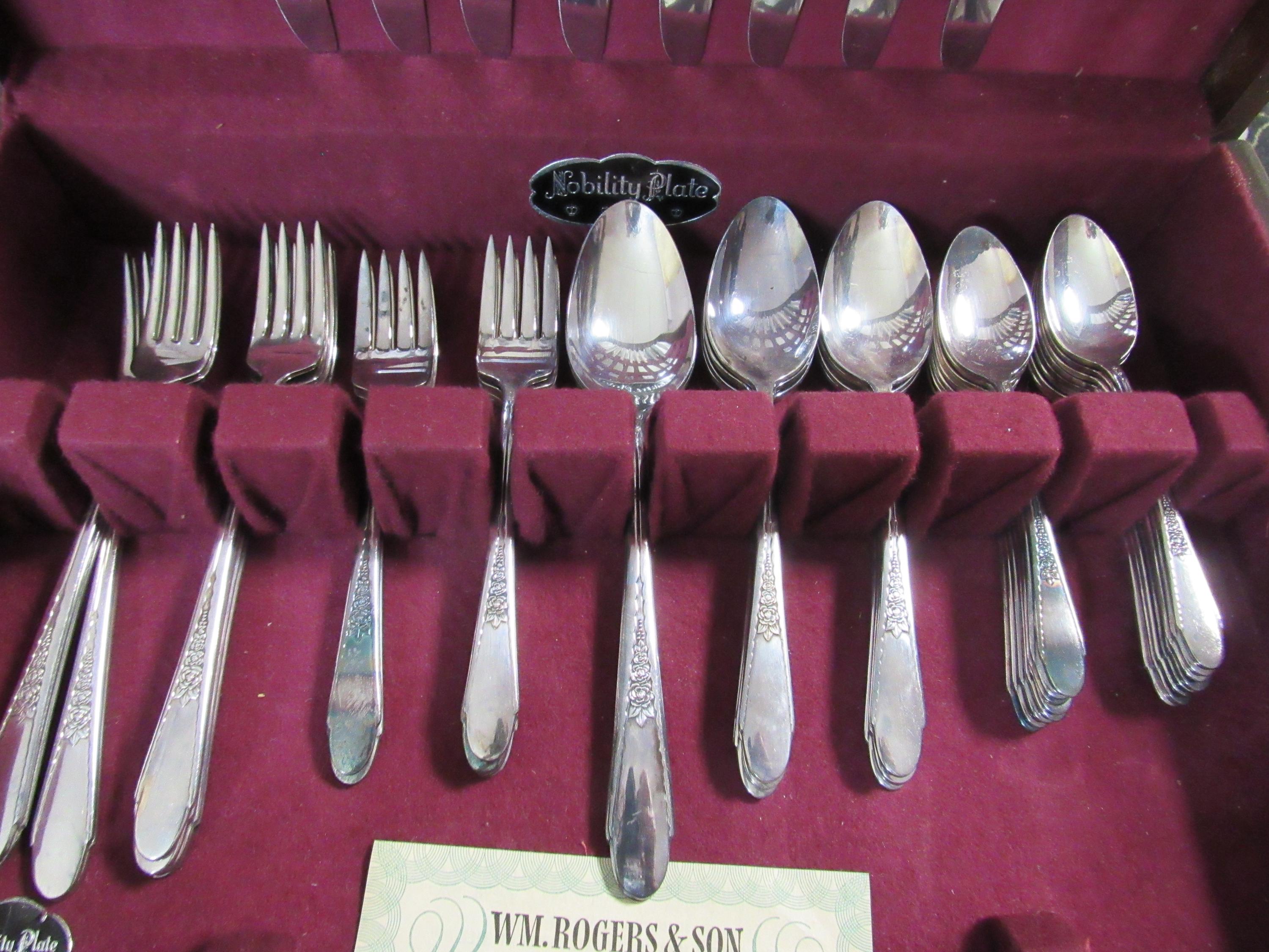Gardenia Silverplate 1941, Wm Rogers and Son by International