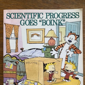 Scientific Progress Goes “Boink”, Calvin and Hobbes book