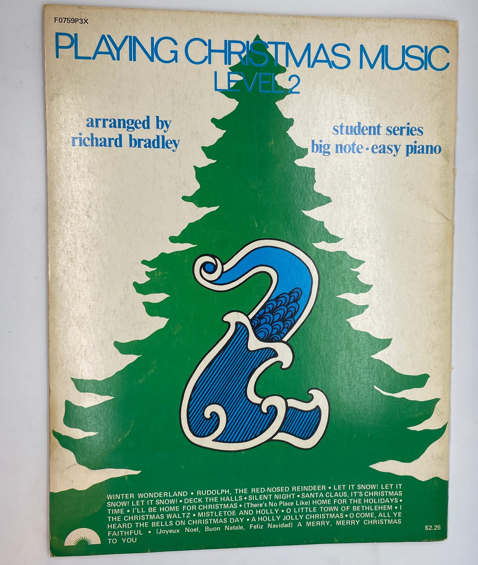 Playing Christmas Music piano book Level 2 | Etsy