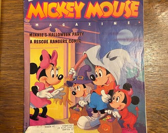 Disney Fan Magazine 1992+1998 Japanese/japan/tokyo Mickey Mouse