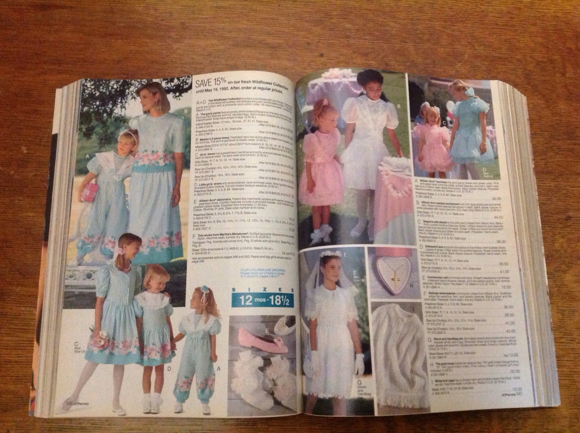 JCPenney 1992 Catalog Spring & Summer Etsy