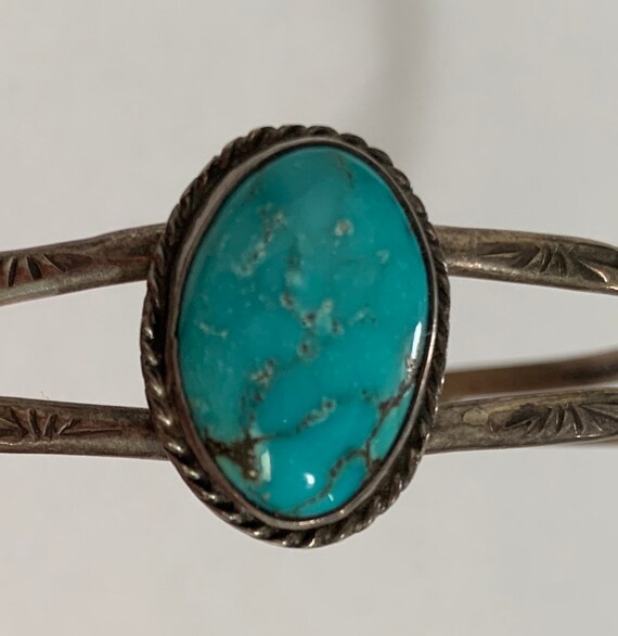 Vintage Native American Indian Sterling Silver an… - image 7