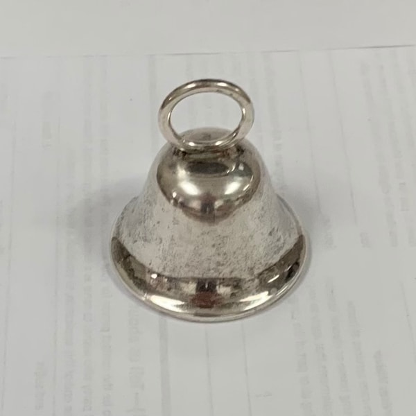 B & M Baldwin Miller signé Sterling Silver Arts and Crafts Dinner Bell