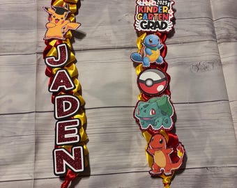 Kids 40" graduation lei/ Preschool/ Pre-K/ Kinder/ Pokémon