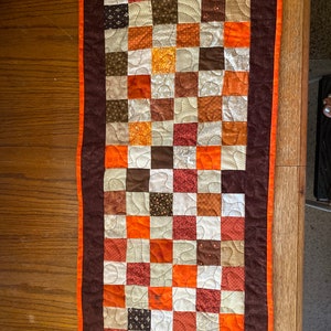 Autumn table runner