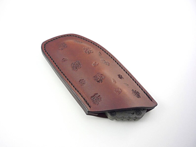 Custom Handmade Leather Pocket Slip Sheath for Pocket Knife Etsy
