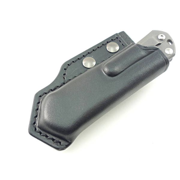 Custom Multi-Carry G-Clip Wrap-Around Leather Sheath for Chris Reeve Sebenza  Knife, Other Models Available