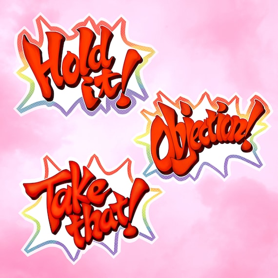 Ace Attorney - Court Interjections - LGBT Objection! Hold It!! Take That!!!