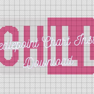 Chill Pill Needlepoint-diagram